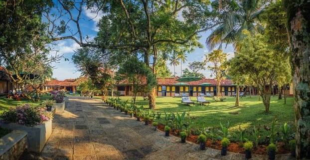 Ayurveda spa building near Aluthgama, Bentota