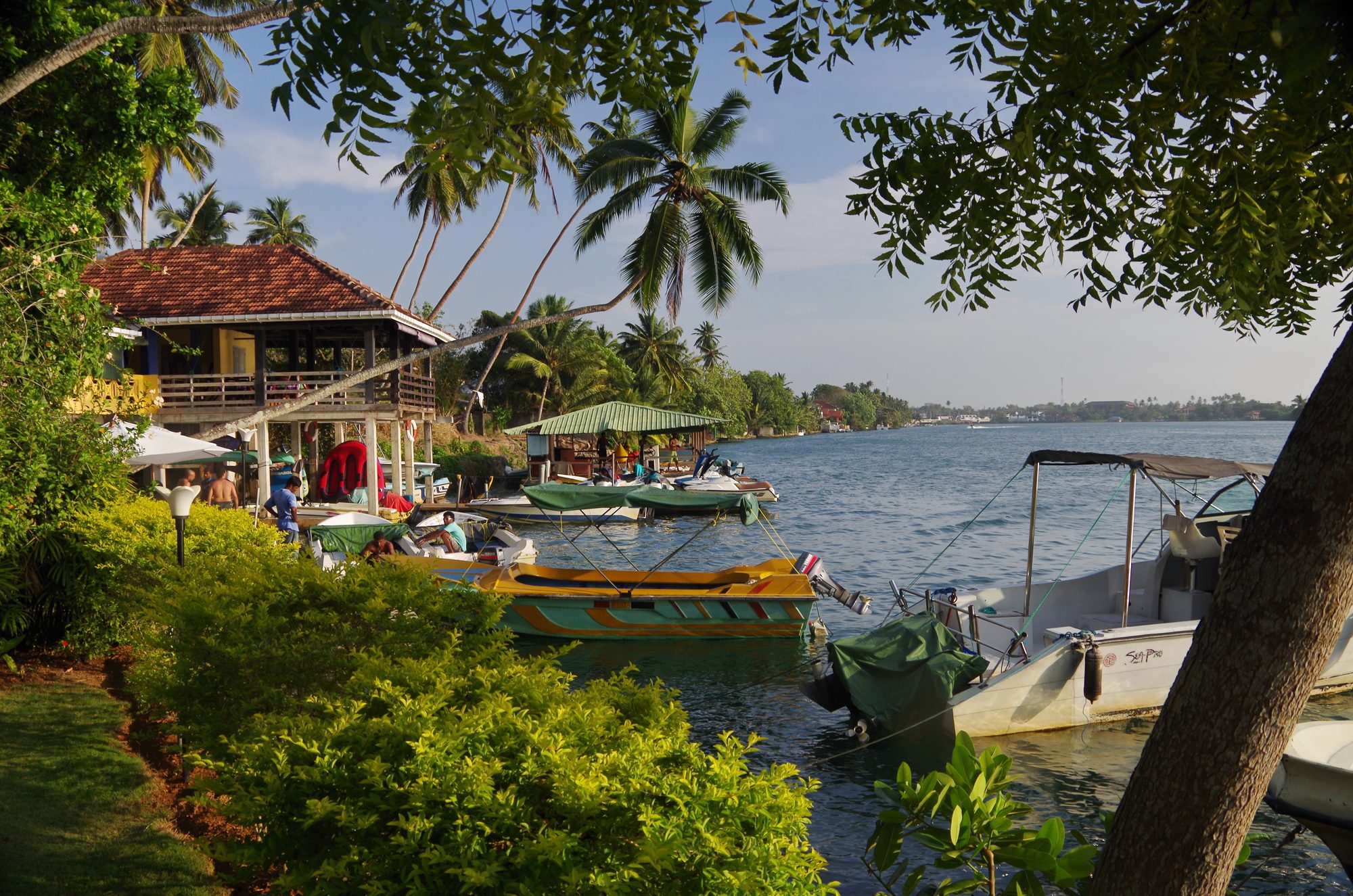 Bentota river scenery