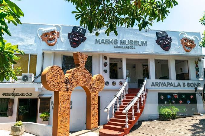 Traditional masks at the Ambalangoda Mask Museum