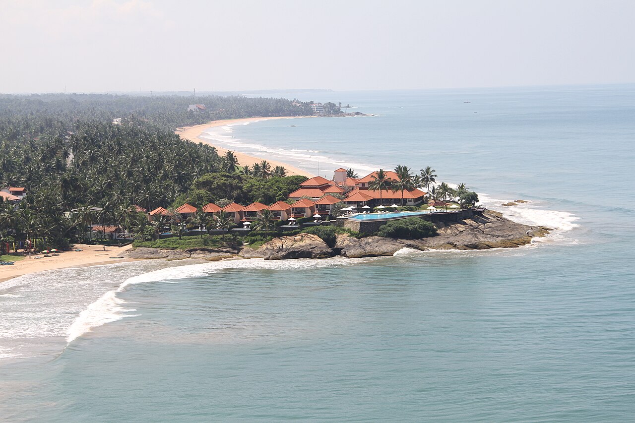 Ocean view from Saman Villas, Bentota